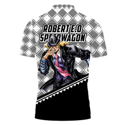 Robert EO Speedwagon Polo Shirts JJBA Custom Anime Merch Clothes Otaku Gift Ideas TT29042210103-3-Gear-Otaku
