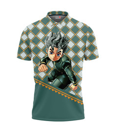 Koichi Hirose Polo Shirts JJBA Custom Anime Merch Clothes Otaku Gift Ideas TT29042210110-2-Gear-Otaku