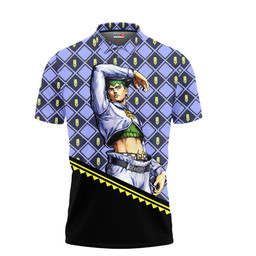Rohan Kishibe Polo Shirts JJBA Custom Anime Merch Clothes Otaku Gift Ideas TT29042210112-2-Gear-Otaku