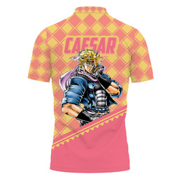 Caesar Anthonio Zeppeli Polo Shirts JJBA Custom Anime Merch Clothes Otaku Gift Ideas TT29042210106-3-Gear-Otaku