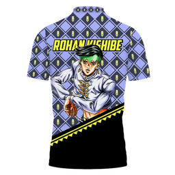 Rohan Kishibe Polo Shirts JJBA Custom Anime Merch Clothes Otaku Gift Ideas TT29042210112-3-Gear-Otaku