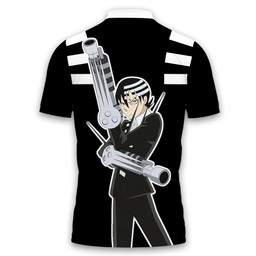 Death The Kid Polo Shirts Soul Eater Custom Anime Merch Clothes Otaku Gift Ideas TT29042230101-3-Gear-Otaku