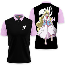 Mirajane Strauss Polo Shirts Fairy Tail Custom Anime Merch Clothes-1-gear otaku