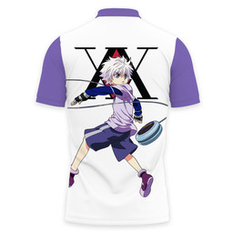 Killua Zoldyck Polo Shirts HxH Custom Anime Merch Clothes For Otaku VA120522101-3-Gear-Otaku