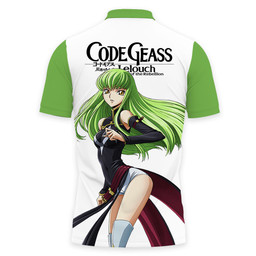 C.C Polo Shirts Code Geass Custom Anime Merch Clothes for Otaku VA170522301-3-Gear-Otaku