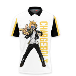 Denki Kaminari Polo Shirts My Hero Academia Custom Anime Merch Clothes VA0107221013-2-Gear-Otaku