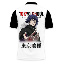 Ayato Kirishima Polo Shirts Tokyo Ghoul Custom Anime Merch Clothes VA130622108-3-Gear-Otaku