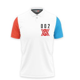 Zero Two Code 002 Polo Shirts Darling In The Franxx Custom Anime Merch Clothes VA200622101-2-Gear-Otaku