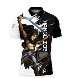 Hange Zoe Polo Shirts Attack On Titan Custom Anime Merch Clothes VA190722106-2-Gear-Otaku