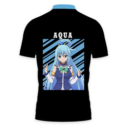 Aqua Polo Shirts KonoSuba Custom Anime Merch Clothes for Otaku VA040722203-3-Gear-Otaku