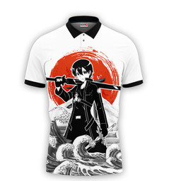 Kirito Polo Shirts Sword Art Online Custom Anime Merch Clothes TT28062250101-2-Gear-Otaku