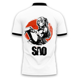 Asuna Polo Shirts Sword Art Online Custom Anime Merch Clothes TT28062250102-3-Gear-Otaku