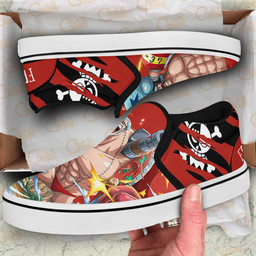 Franky Slip On Sneakers One Piece Custom Anime Shoes - 3 - GearAnime