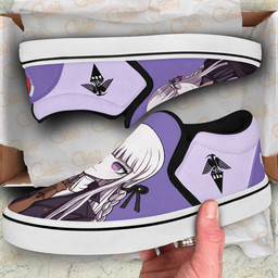 Kyoko Kirigiri Slip On Sneakers Custom Anime Danganronpa Shoes - 3 - GearAnime
