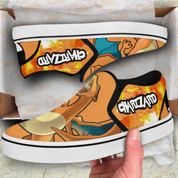Charizard Slip On Sneakers Pokemon Custom Anime Shoes - 3 - GearAnime