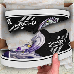 Shinigami Rem Slip On Sneakers Death Note Custom Anime Shoes - 3 - GearAnime