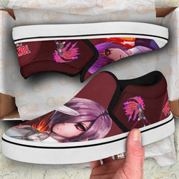 Touka Kirishima Slip On Sneakers Custom Anime Tokyo Ghoul Shoes - 3 - GearAnime