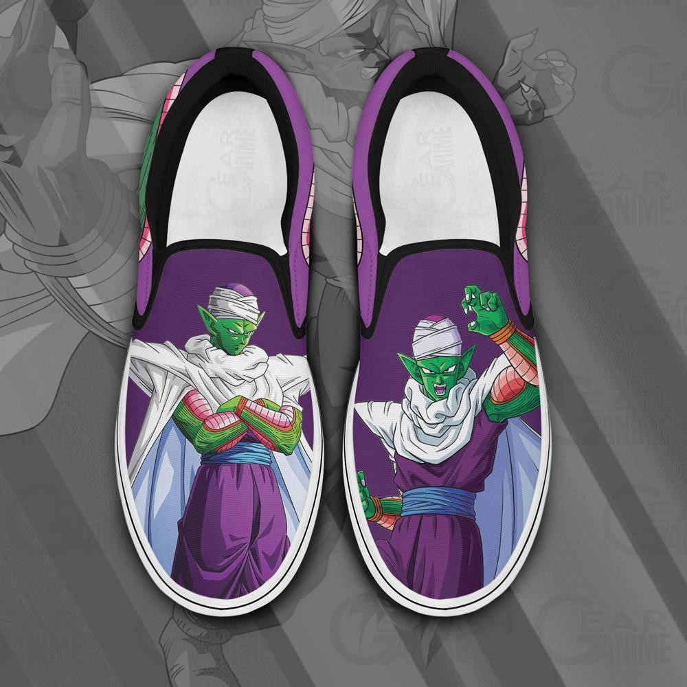 Piccolo Slip On Sneakers Dragon Ball Custom Anime Shoes PN11 - 1 - Gearotaku