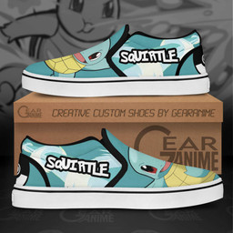 Squirtle Slip On Sneakers Pokemon Custom Anime Shoes - 2 - GearAnime