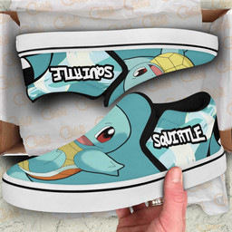 Squirtle Slip On Sneakers Pokemon Custom Anime Shoes - 3 - GearAnime