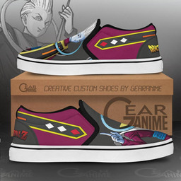 Whis Slip On Sneakers Dragon Ball Custom Anime Shoes PN11 - 2 - GearAnime