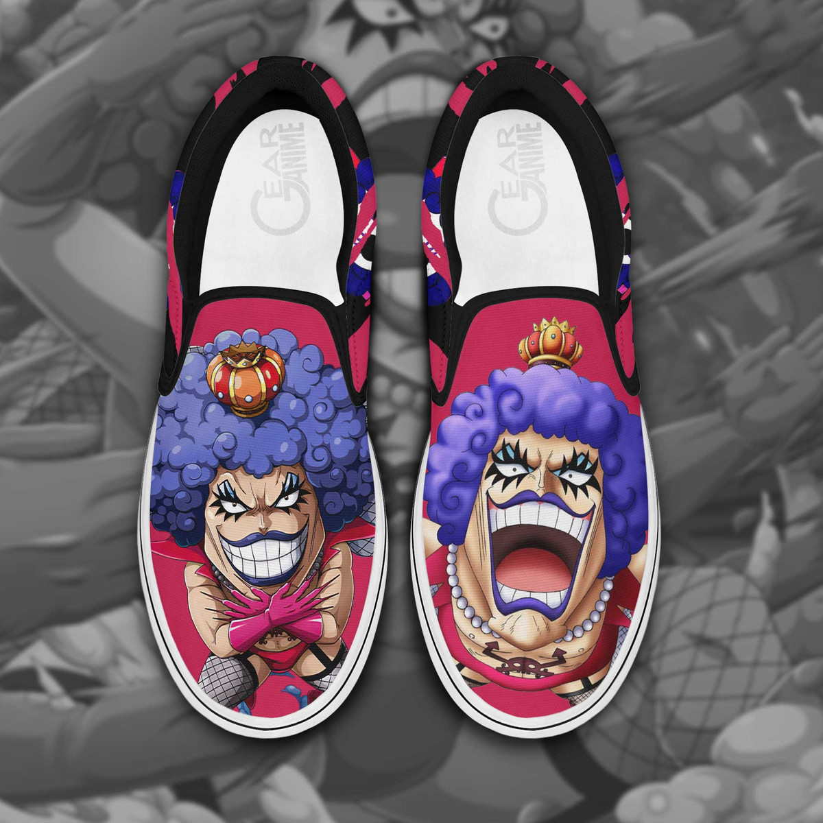 One Piece Ivankov Slip On Sneakers Custom Anime Shoes - 1 - Gearotaku