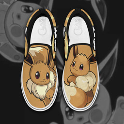 Eevee Slip On Sneakers Pokemon Custom Anime Shoes - 1 - Gearotaku