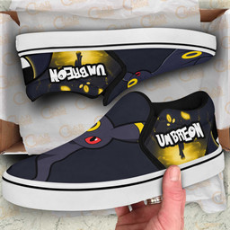 Umbreon Slip On Sneakers Pokemon Custom Anime Shoes - 3 - GearAnime