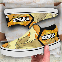 Ninetales Slip On Sneakers Pokemon Custom Anime Shoes - 3 - GearAnime