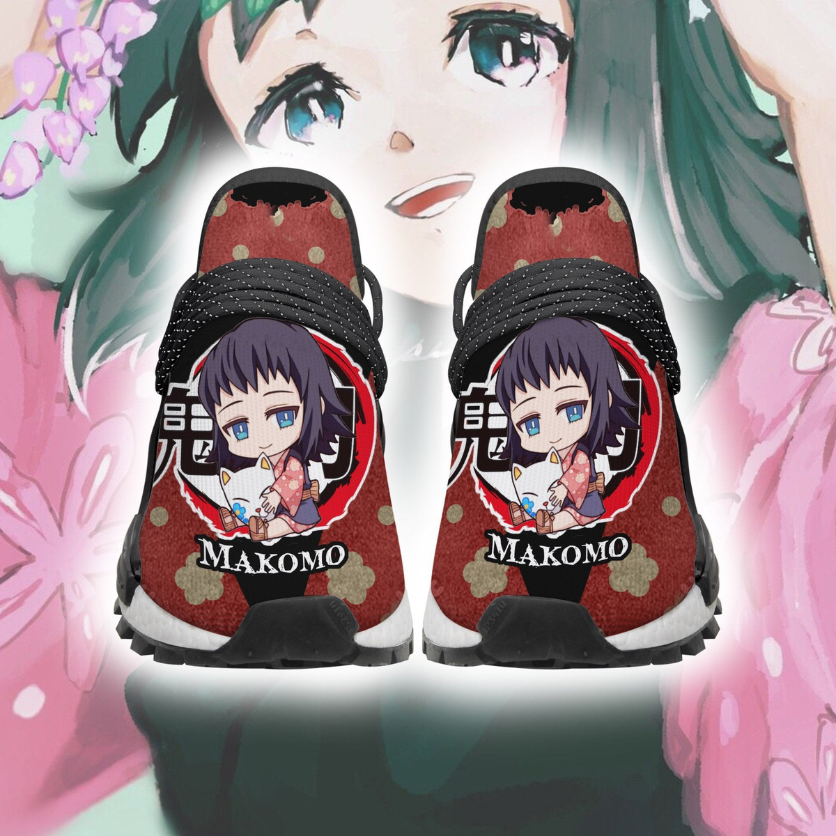 Makomo Shoes Custom Demon Slayer Anime Sneakers - 2 - GearAnime