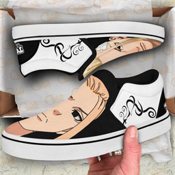 Ken Ryuguji Slip On Sneakers Custom Anime Tokyo Revengers Shoes - 4 - GearAnime