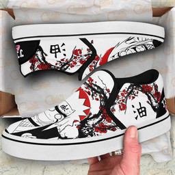 Jiraiya Pervy Slip On Sneakers Custom Japan Blossom Anime Shoes - 2 - GearAnime
