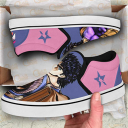Jonathan Joestar Slip On Sneakers Custom Anime JoJo's Bizarre Adventure Shoes - 3 - GearAnime