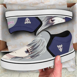 Yuki Sohma Slip On Sneakers Custom Anime Fruit Basket Shoes - 2 - GearAnime