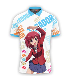 Minori Kushieda Polo Shirts Toradora Custom Anime Merch Clothes TT28062280103-2-Gear-Otaku