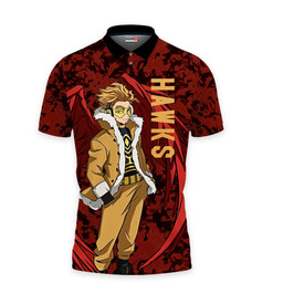 Hawks Polo Shirts My Hero Academia Custom Anime Merch Clothes VA1807221014-2-Gear-Otaku