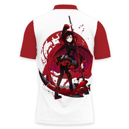Ruby Rose Polo Shirts RWBY Custom Anime Merch Clothes VA250722101-3-Gear-Otaku