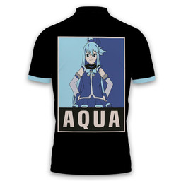 Aqua Polo Shirts KonoSuba Custom Anime Merch Clothes TT29062220109-3-Gear-Otaku