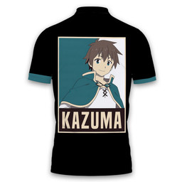 Kazuma Satou Polo Shirts KonoSuba Custom Anime Merch Clothes TT29062220108-3-Gear-Otaku