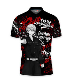 Chifuyu Matsuno Polo Shirts Custom Tokyo Revengers Anime Merch Clothes VA030822102-2-Gear-Otaku