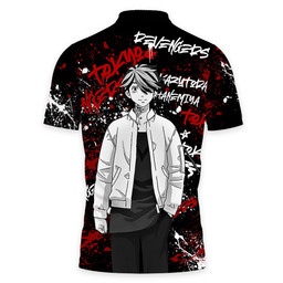 Kazutora Hanemiya Polo Shirts Custom Tokyo Revengers Anime Merch Clothes VA030822107-3-Gear-Otaku