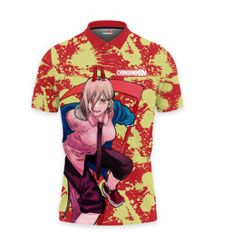 Power Polo Shirts Custom Chainsaw Man Anime Merch Clothes VA090822101-2-Gear-Otaku