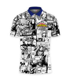 All Might Polo Shirts My Hero Academia Custom Manga Anime Merch Clothes VA090822204-2-Gear-Otaku