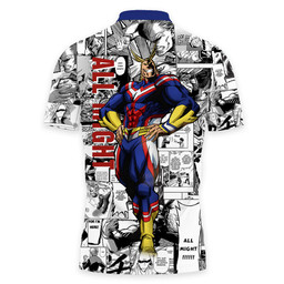 All Might Polo Shirts My Hero Academia Custom Manga Anime Merch Clothes VA090822204-3-Gear-Otaku