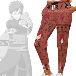 Gaara Joggers Custom Anime Ugly Christmas Sweatpants Gear Otaku