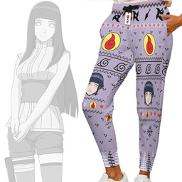 Hinata Hyuga Joggers Custom Anime Ugly Christmas Sweatpants Gear Otaku