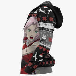 Sakura Haruno Ugly Christmas Sweater Custom Anime Xmas Merch Gear Otaku