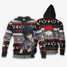 Sasuke Uchiha Ugly Christmas Sweater Custom Anime Xmas Merch Gear Otaku