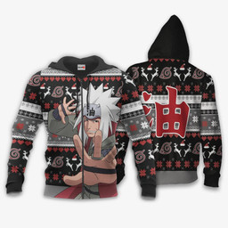 Jiraiya Ugly Christmas Sweater Custom Anime Xmas Merch Gear Otaku