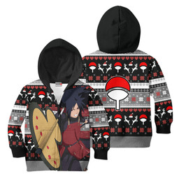 Madara Uchiha Kids Ugly Christmas Sweater Custom Anime Xmas Merch Gear Otaku